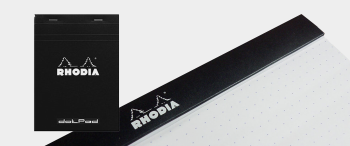 Rhodia Black Dot Pad 8.25×12.5