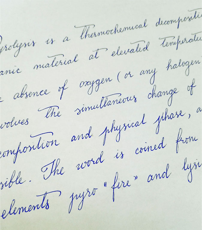 handwriting letters essay